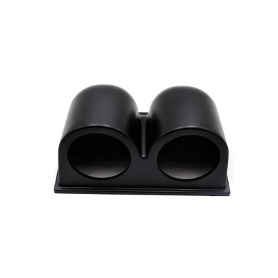 Double Dual Gauge Pod 52mm 2 Holes Gauge Pod Gauge Cup Dash Pod Mount Holder Plastic Holder Auto Car Meter