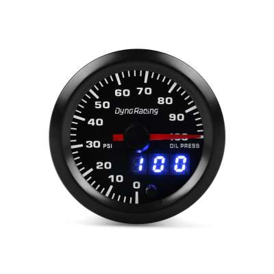 52mm 0-100psi Digital Car Meter Dual Display Oil Pressure Auto Gauges